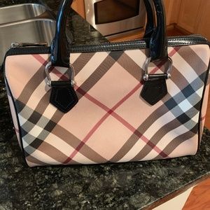 Burberry vintage check tote